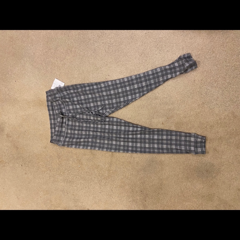 Beyond yoga plaid joggers